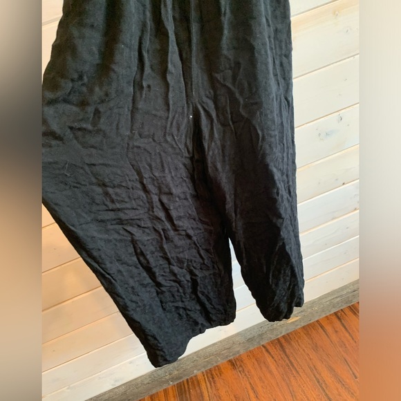 Xhiliration | Black 100% Rayon Jumpsuit - Picture 2 of 5